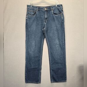 Tommy Bahama Jeans Mens Size 38x32 Standard Fit Straight Blue Denim Pants